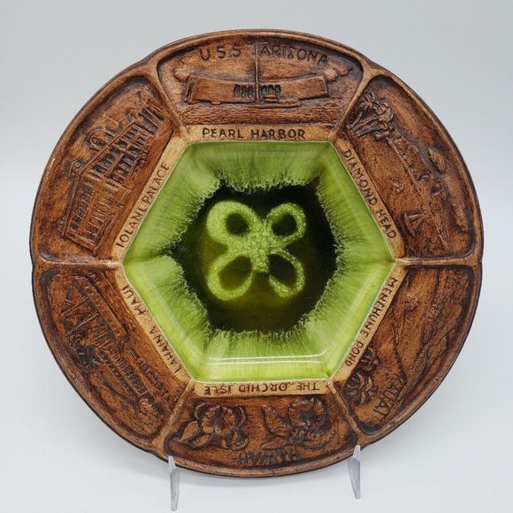 Treasure Craft of Hawaii Vintage Souvenir Ashtray or Decorative Dish - Picture 6 of 10
